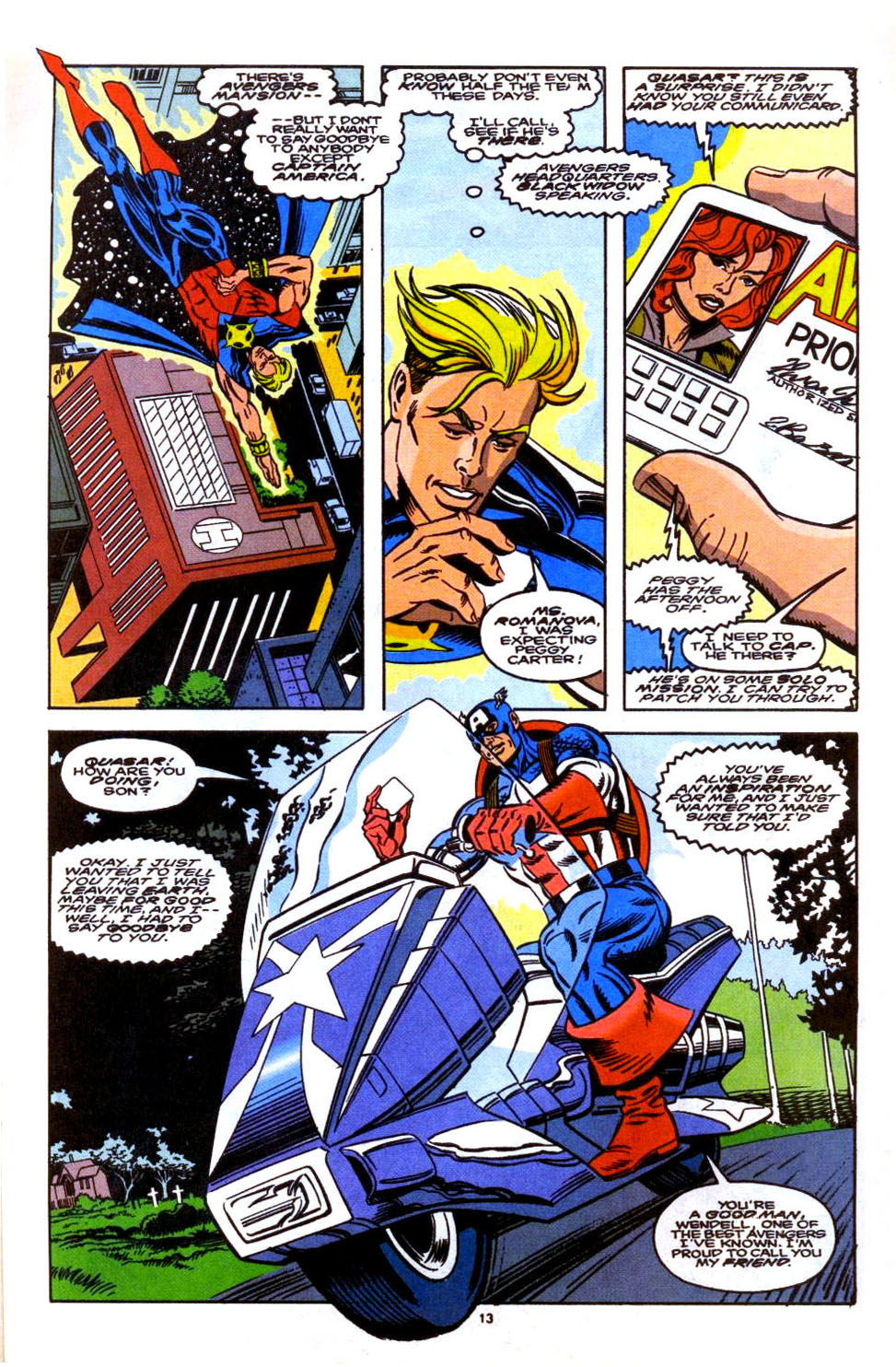 Read online Quasar comic -  Issue #60 - 10