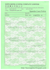 Spandex Lace Fabric Supplier - Hong Kong Li Seng Co Ltd