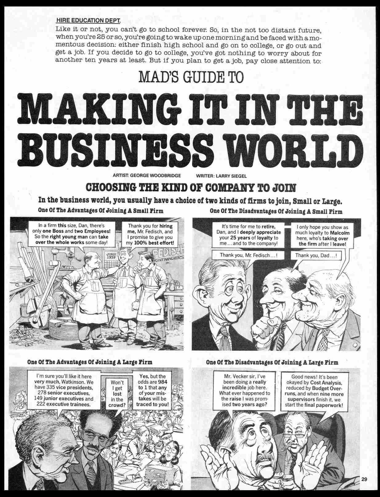 Read online MAD comic -  Issue #279 - 31