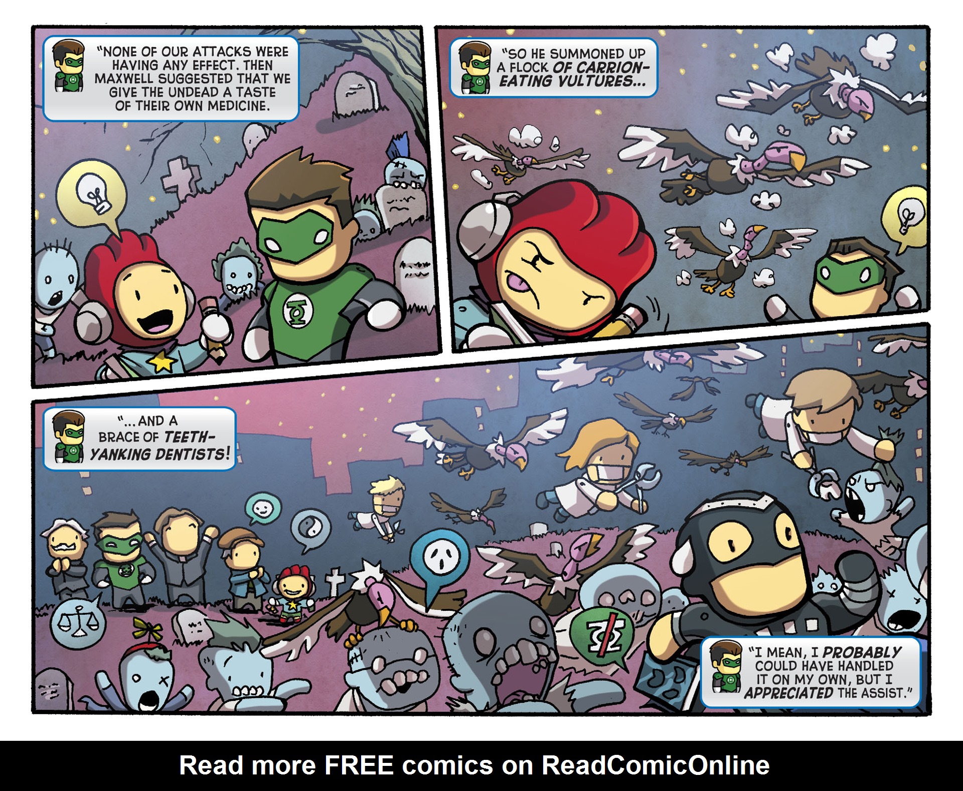 Read online Scribblenauts Unmasked: A Crisis of Imagination comic -  Issue #5 - 14