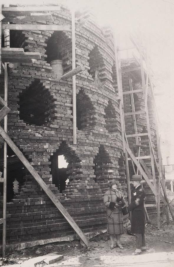B L O G: Melnikov's house during construction B L O G: Melnikov's house during construction