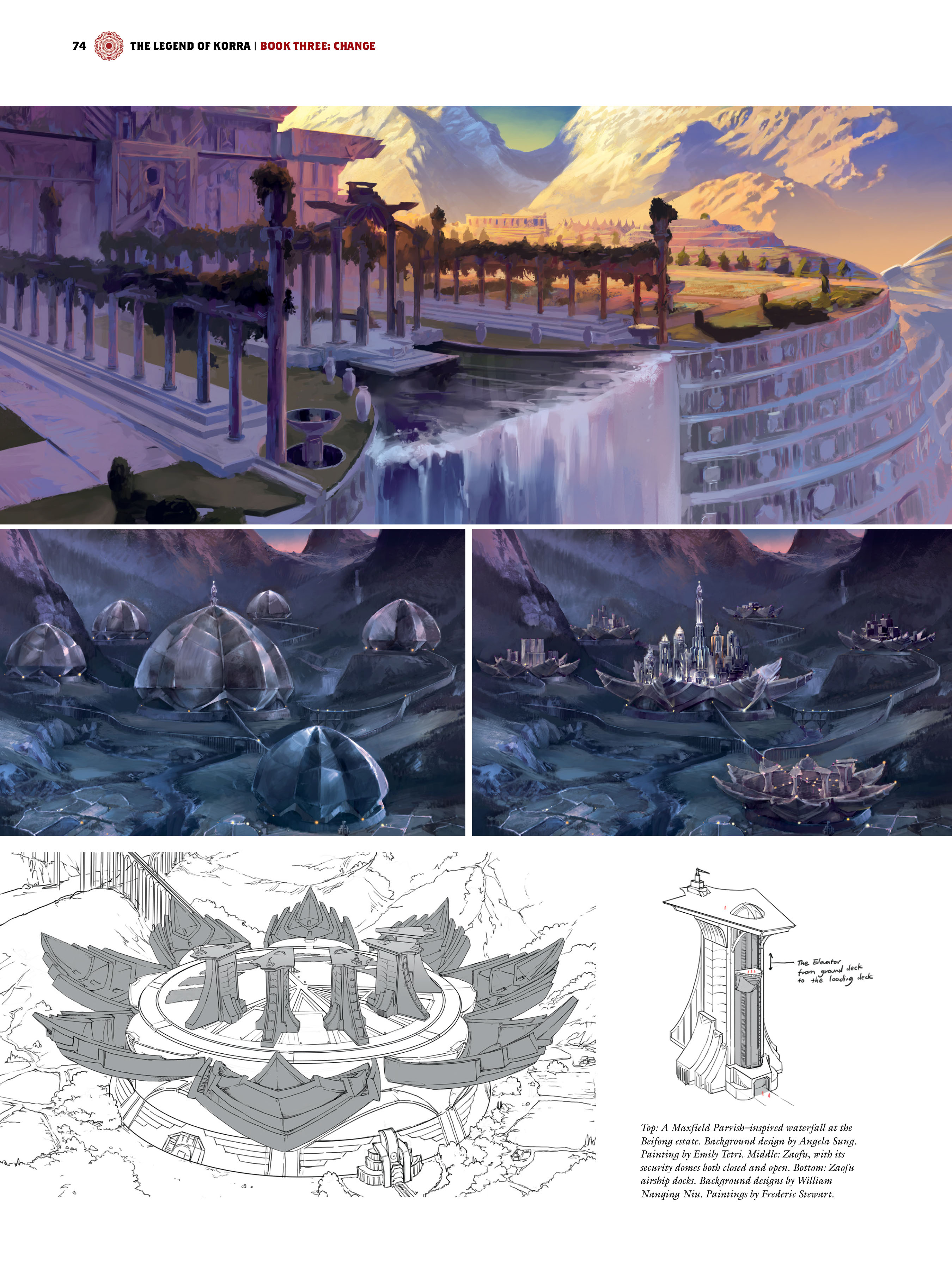 Read online The Legend of Korra: The Art of the Animated Series comic -  Issue # TPB 3 - 75