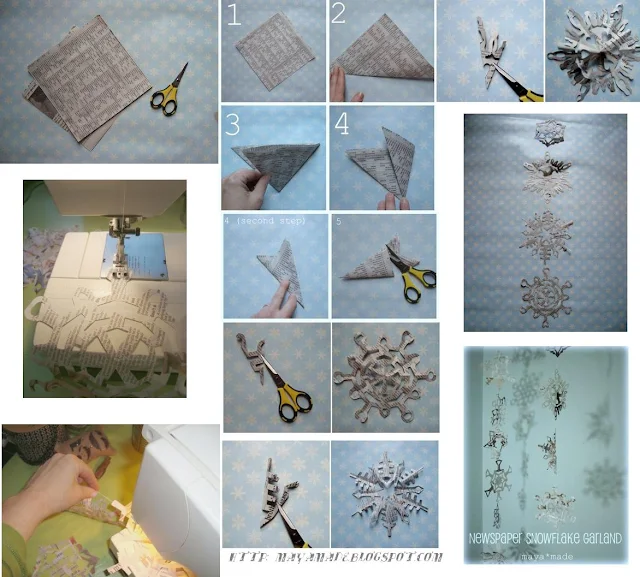 copos de nieve, snowflakes, papel, origami, navidad, manualidades