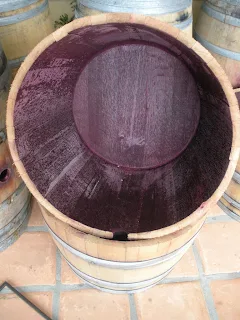 Weekend in Napa: Red wine barrel at Summers Estate