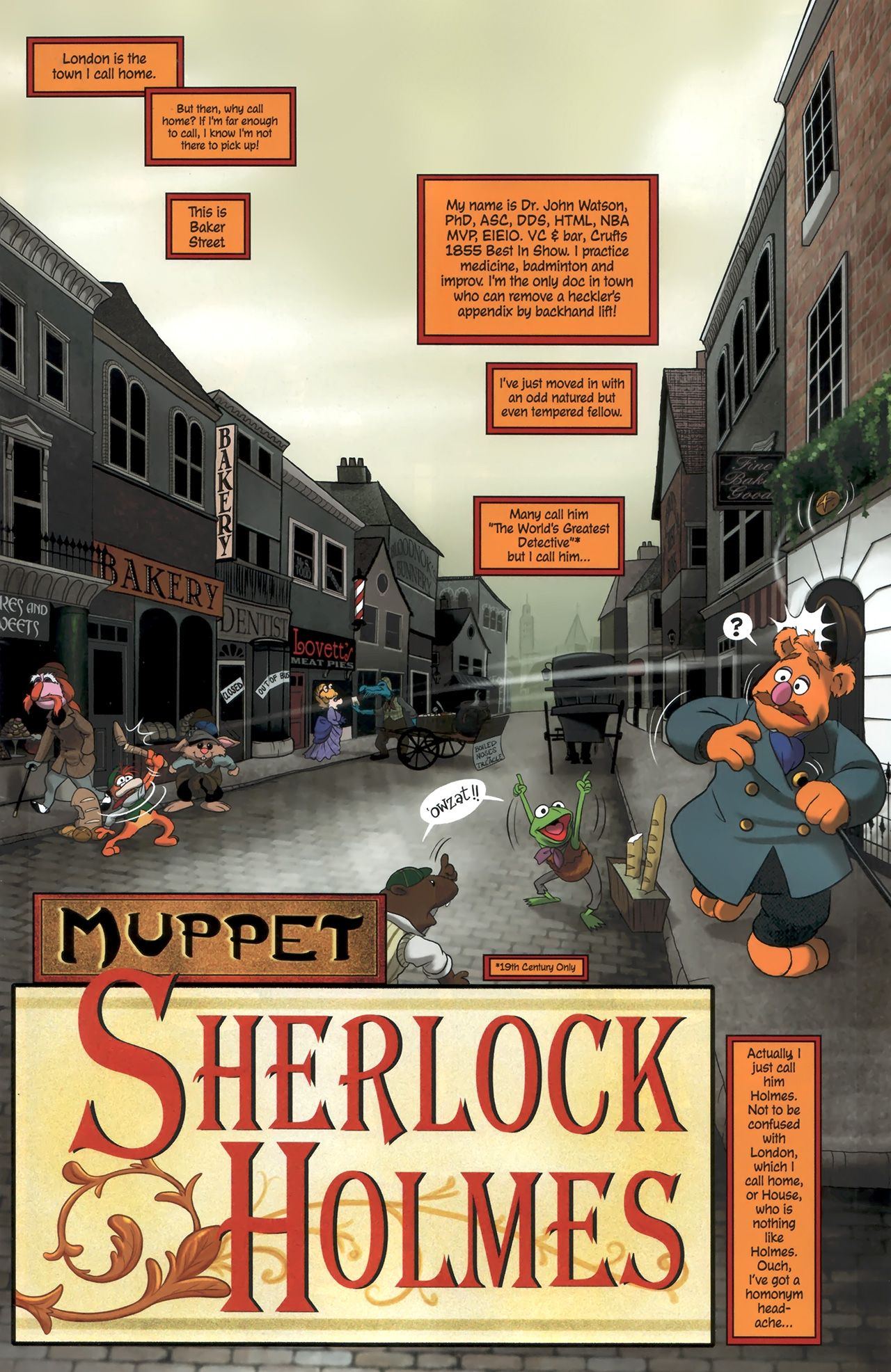 Read online Muppet Sherlock Holmes comic -  Issue #1 - 3