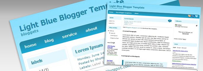 Blogger Template Preview