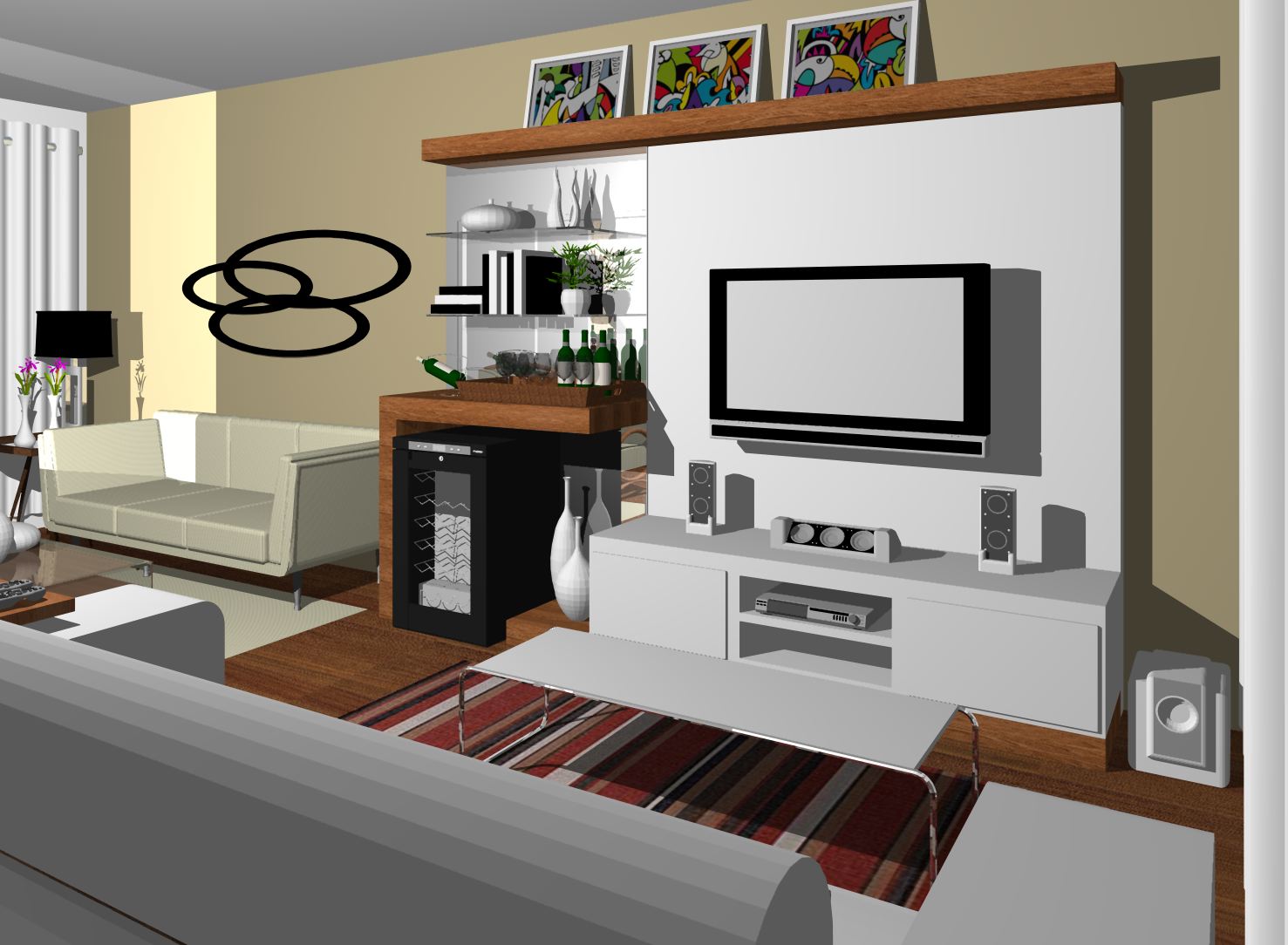 Arquitetura & Design: Sala de Estar + Home