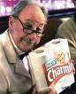 Dick Wilson, seen here playing Mr. Whipple in a Charmin TV commercial, passed away yesterday at the age of 91