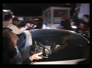 Paparazzi crowd the car of Britney Spears as it enters a studio - Photo courtesy of kickinitwithkelsey