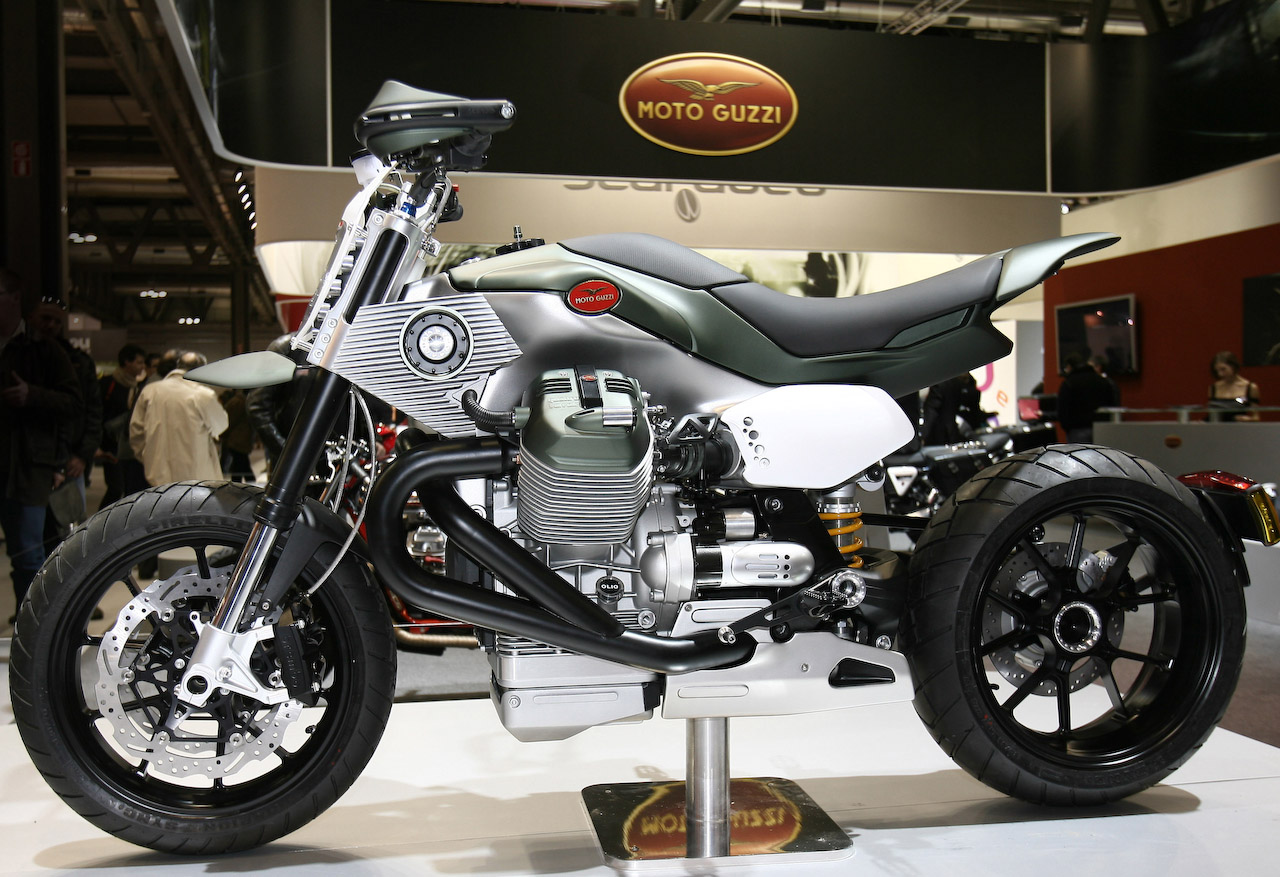 Moto Guzzi V12 Strada Honda Blade With Hayabusa Modified