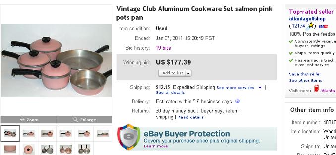 Selling Coach: Craigslist SCORE! Pink Vintage Club Aluminum