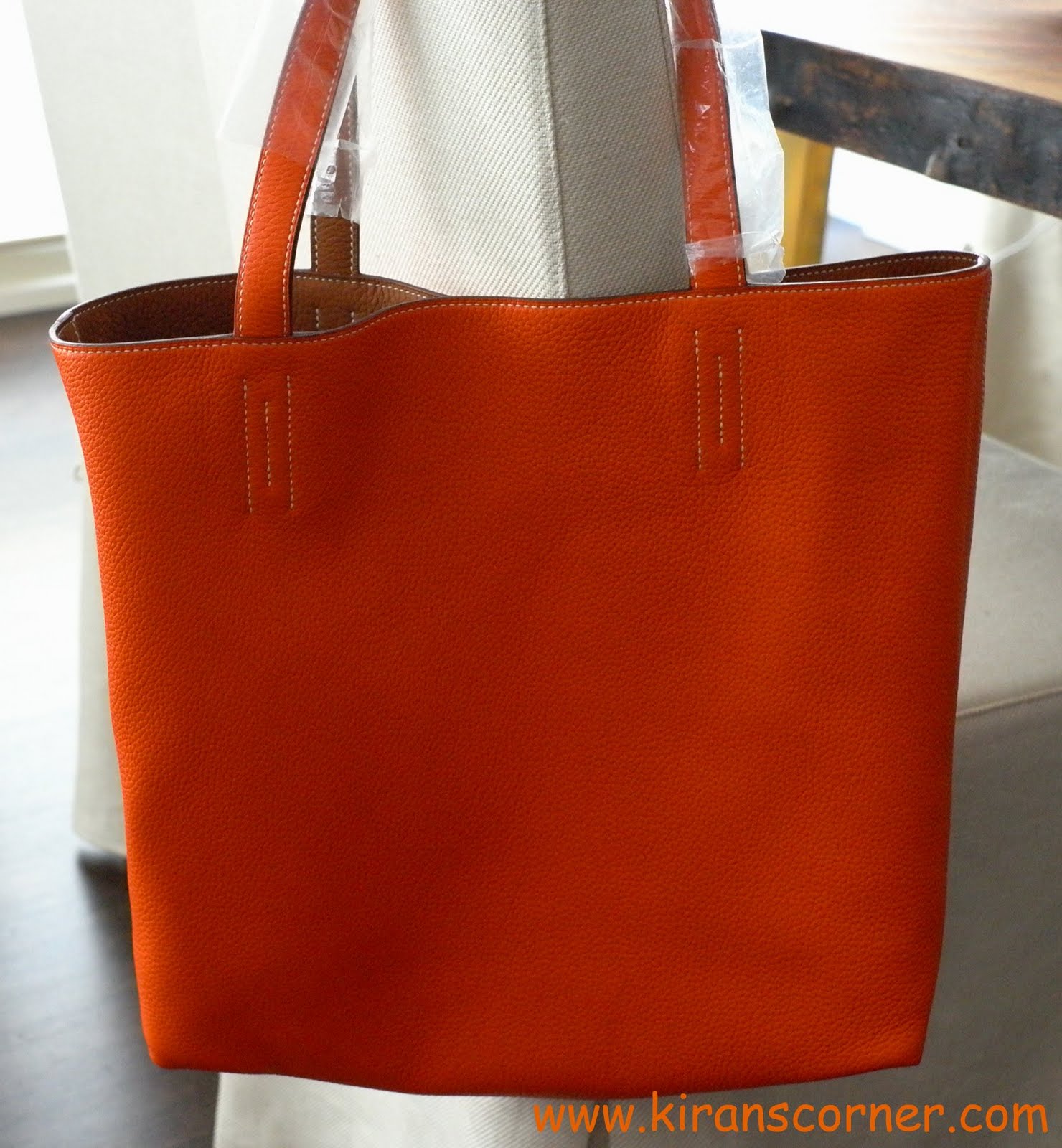 Kiran's Corner: Gorgeous Hermes Reversible Tote