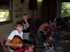 The Next Generation practicing guitar