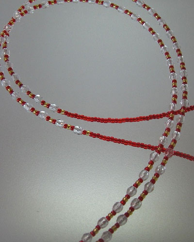 Handmade Beaded Lanyard