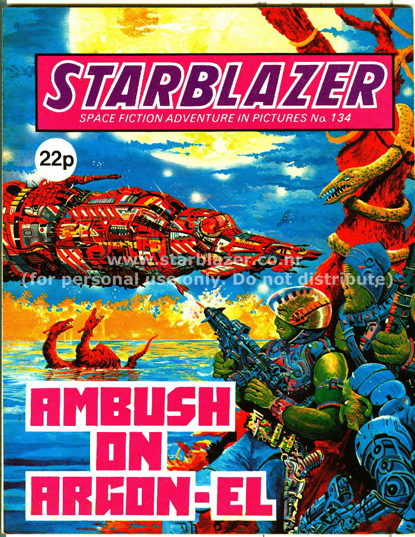 Read online Starblazer comic -  Issue #134 - 1
