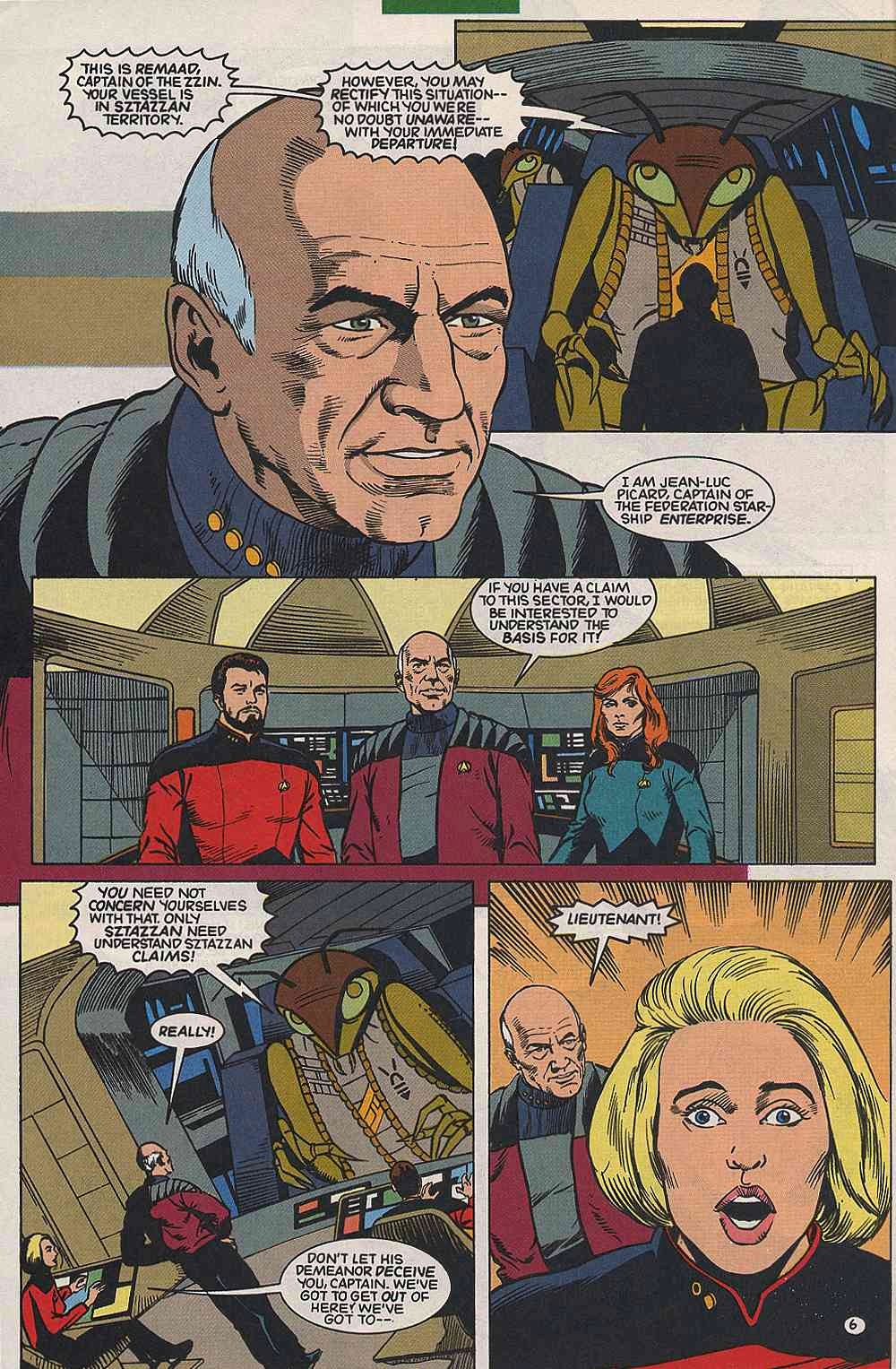 Read online Star Trek: The Next Generation (1989) comic -  Issue #40 - 7