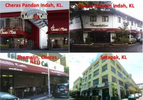 Shamelin, Cheras, Setapak dan Pandan Indah