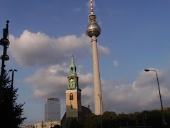 our hotel is in the far back, followed by a church and the tv tower