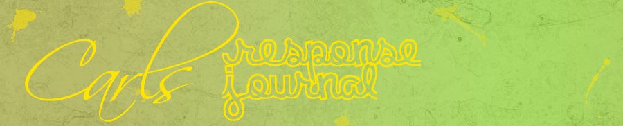 Carl's Response Journal