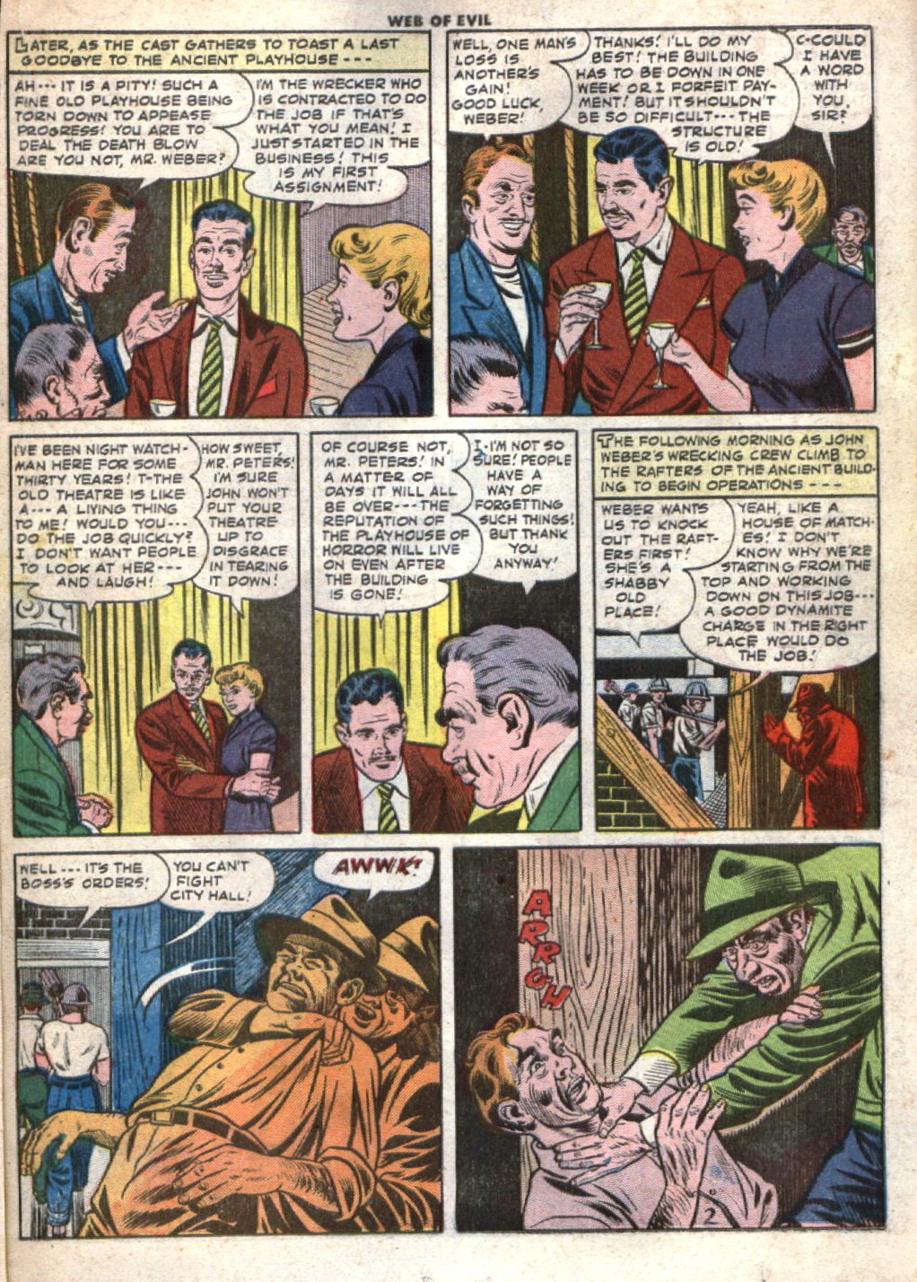 Read online Web of Evil comic -  Issue #12 - 19
