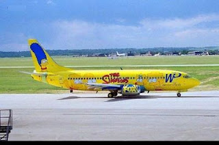 funny plane photos painted in the simpsons colors maybe homer is flying