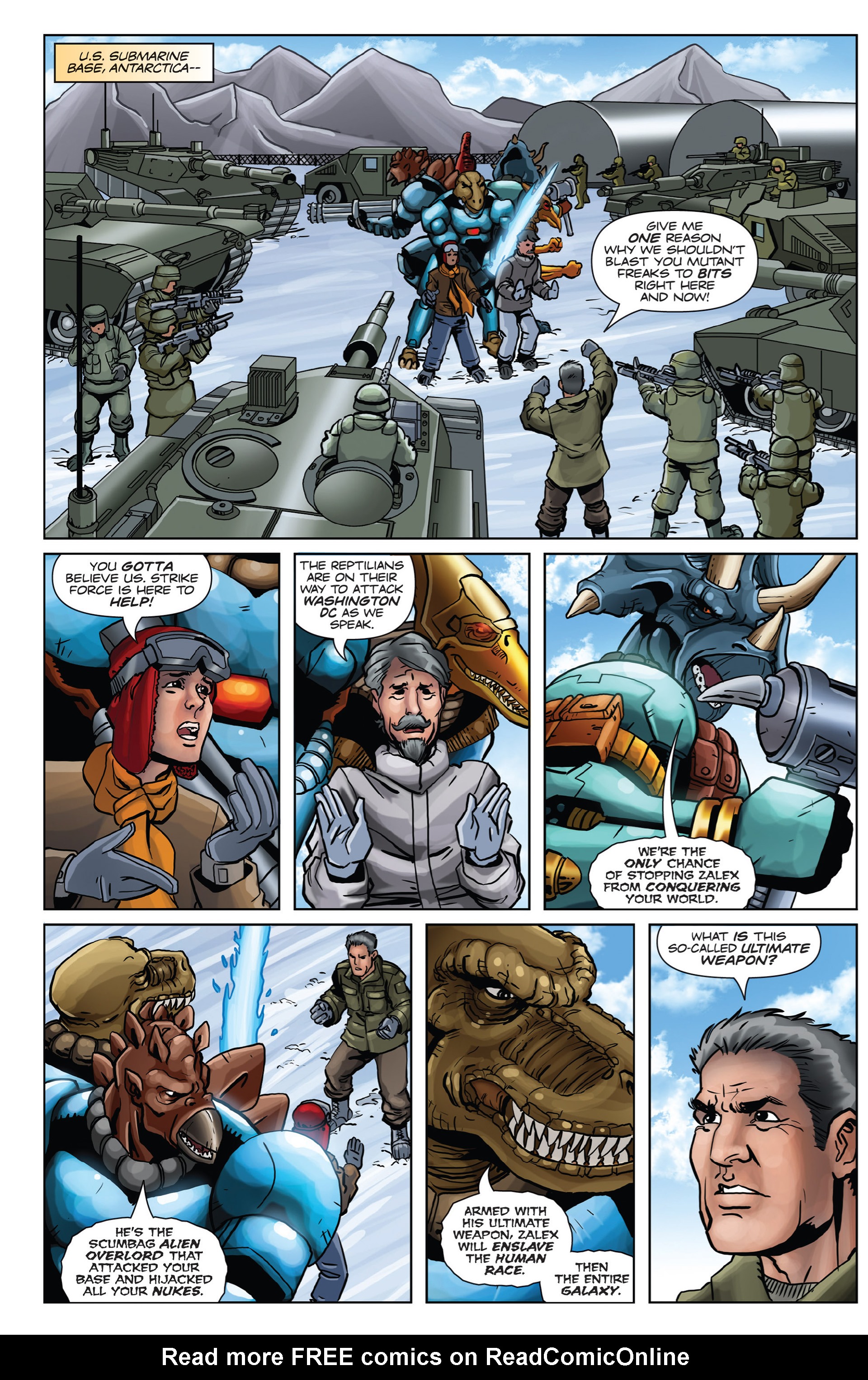 Read online Jurassic StrikeForce 5 comic -  Issue #5 - 3