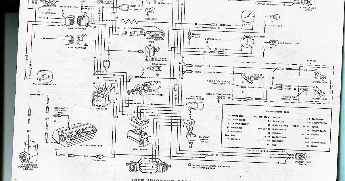 The Care and Feeding of Ponies: 1965 Mustang wiring diagrams