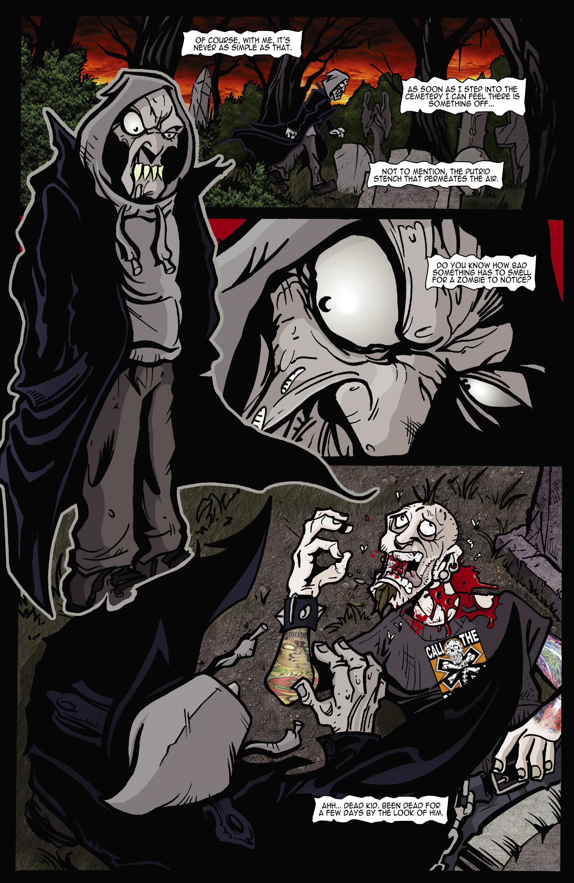 Read online The Living Corpse: Exhumed comic -  Issue #1 - 8