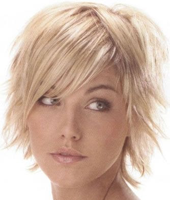 Wispy Layered Hairstyle Fine hair is cut in subtle, soft layers to build