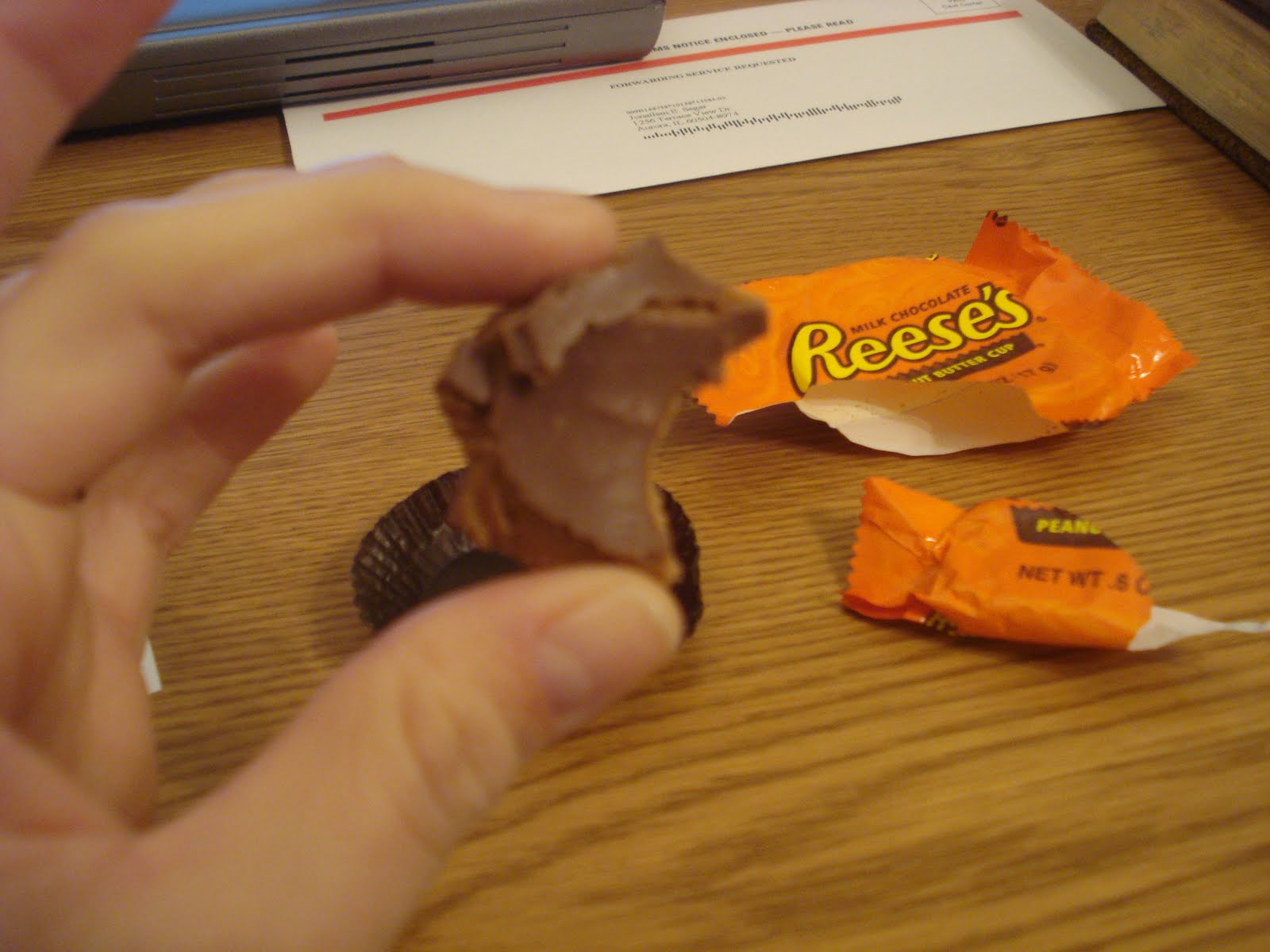 Love Marriage and a Baby Carriage: how I eat a reese cup