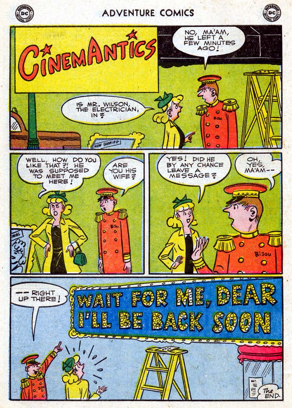 Read online Adventure Comics (1938) comic -  Issue #211 - 34