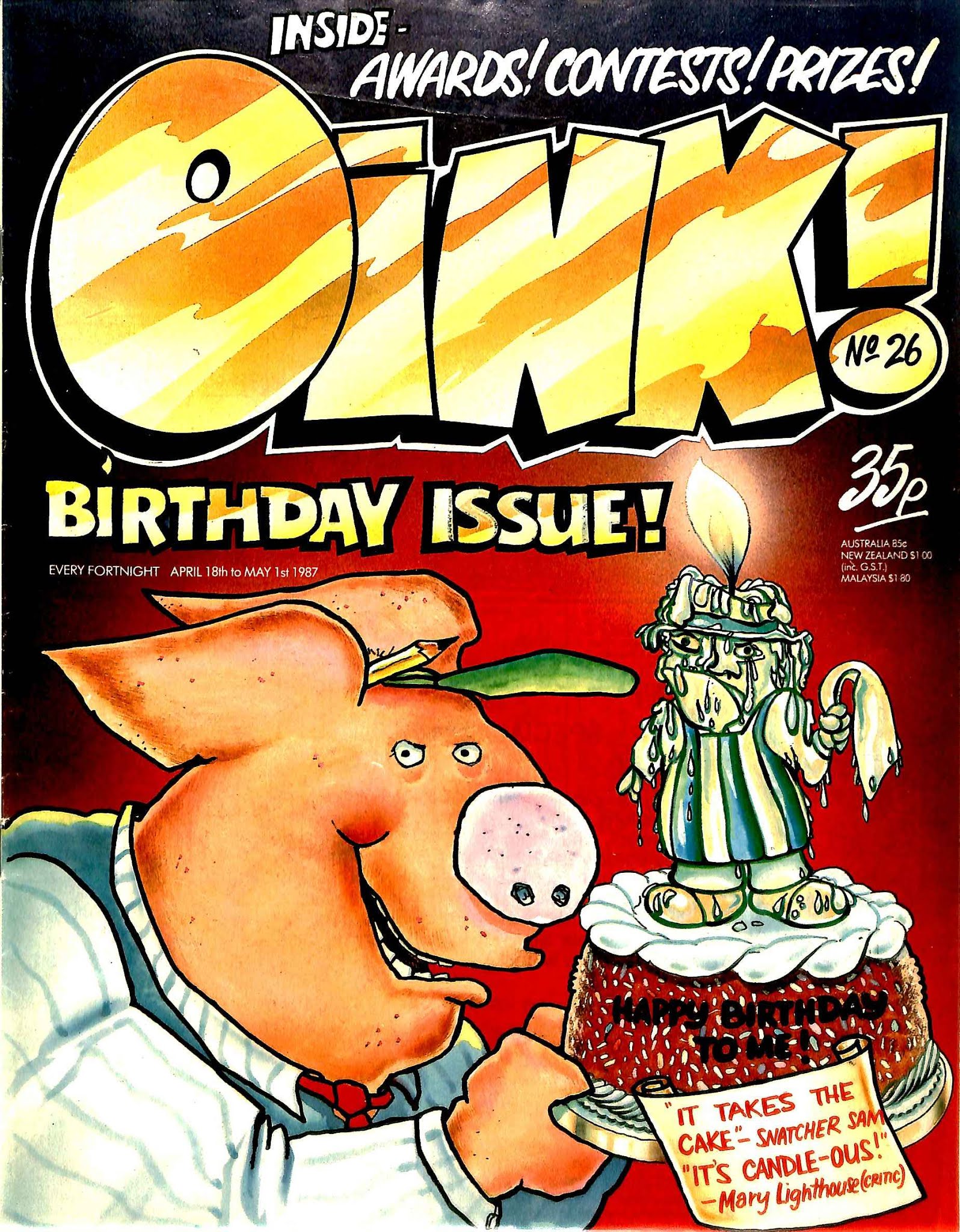 Read online Oink! comic -  Issue #26 - 1