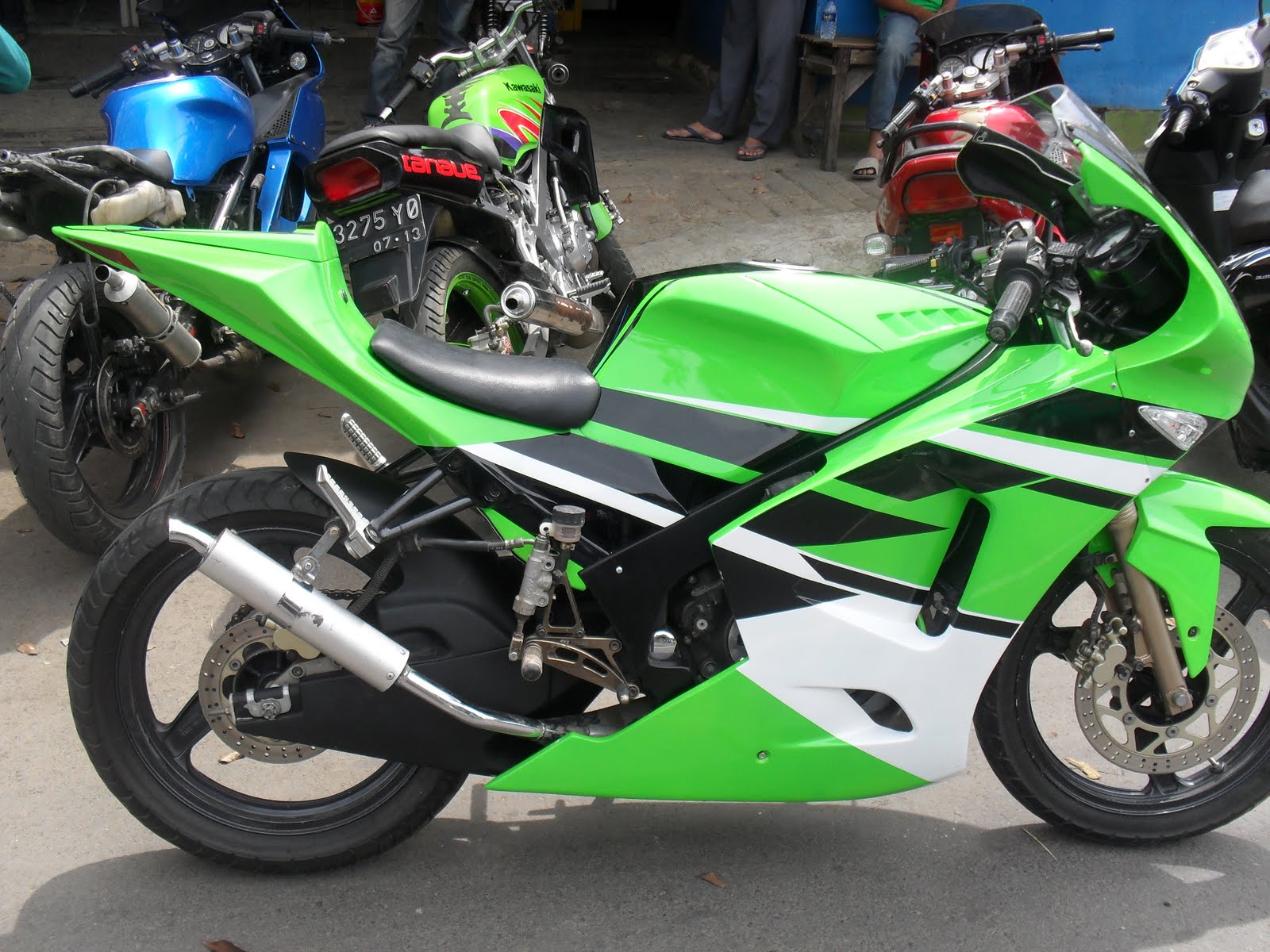 Thunder 125 Modif Ninja 250 Modifikasi Motor 2017