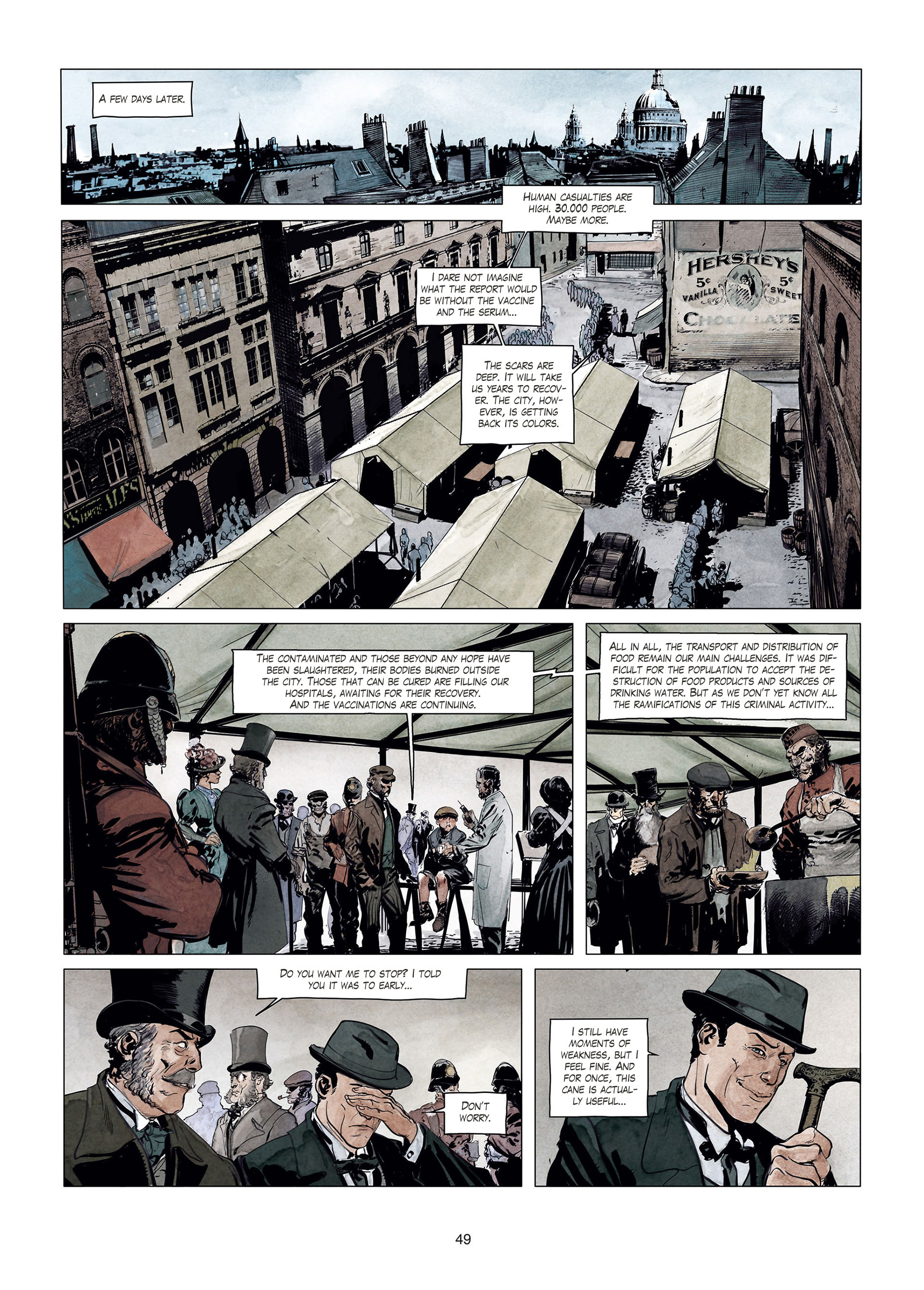 Read online Sherlock Holmes Society Tome 4 : Contamination comic -  Issue # Full - 49
