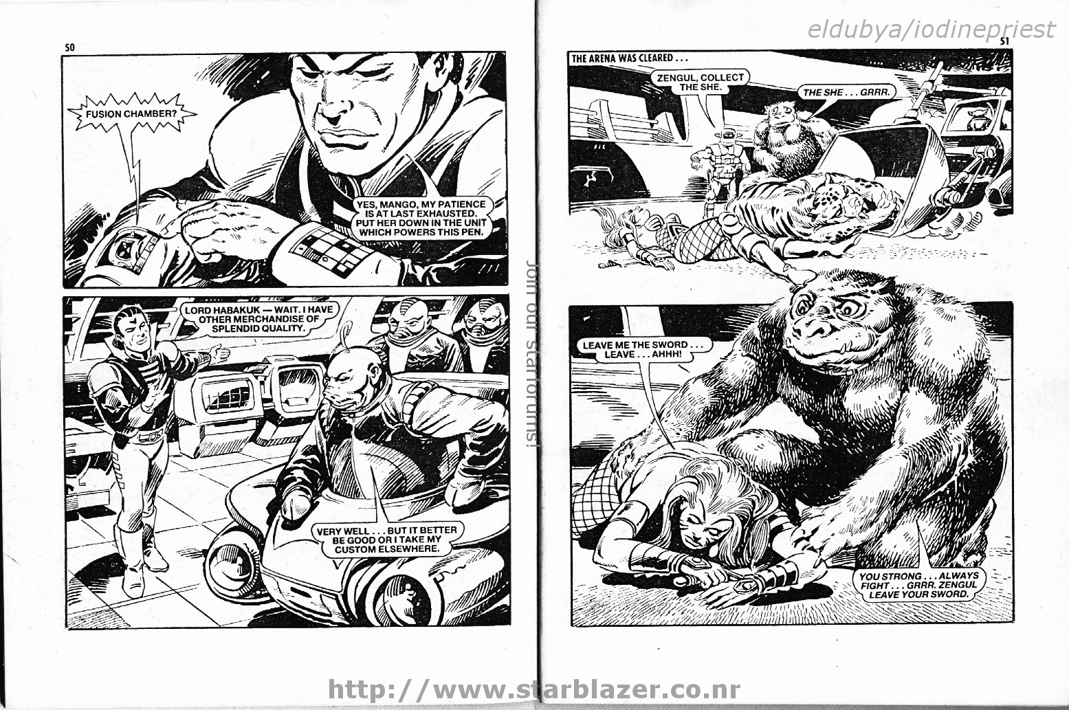 Read online Starblazer comic -  Issue #216 - 27