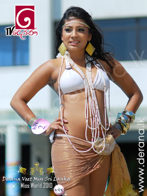 Trettetet Xxx Blog Derana Veet Miss Sri Lanka 2010 Miss Swimwear Pageant Title