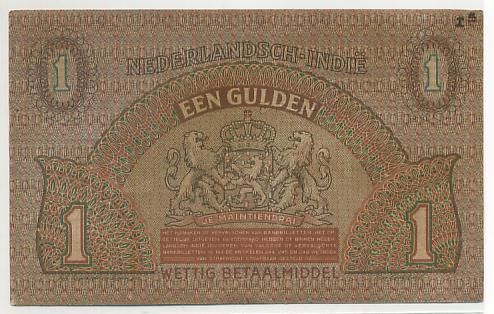 Pecahan 1 gulden bertanggal 10 November 1937 (Proof)