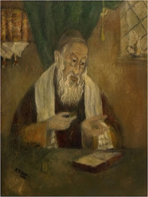 obraz olejny przedstawiający Żyda roztropnego, pędzla Marka Strójwąsa