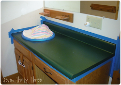 countertops paint bathroom formica painting kitchen countertop counter laminate counters bathrooms before diy creative painted tops cabinets vanity easy simple