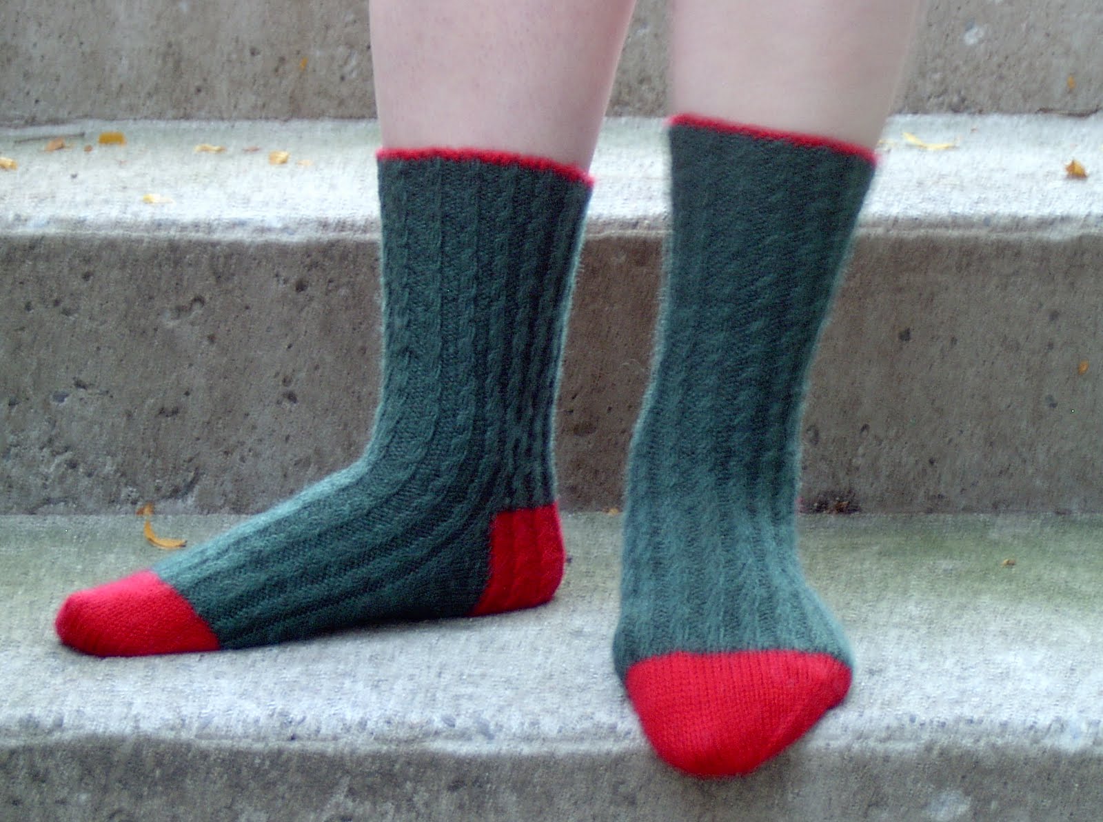 Kate Atherley Knits. A Lot. Mainly Socks. Xmas Sock pattern