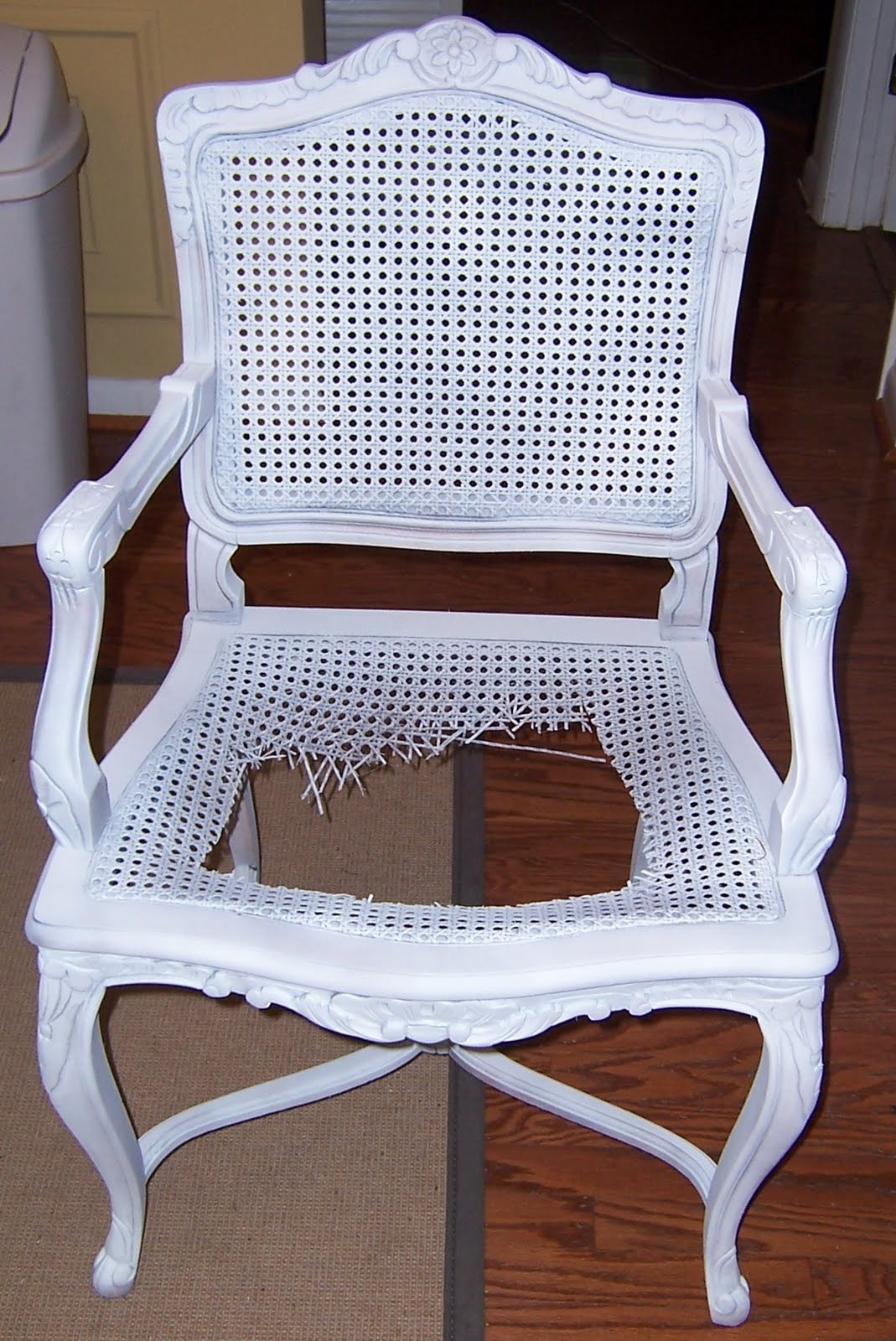 Fabrics and Curtains and Chairs oh my! One chair, some spray paint