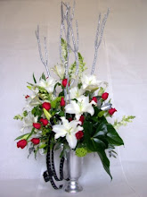 Roses and Oriental Lilies