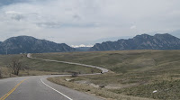 the mountains beyond Boulder - Interlocken Loop