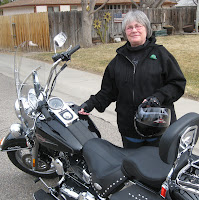 Vik ready for a Saint Patrick's Day Ride