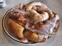 Vern's cinnamon roll - yum!