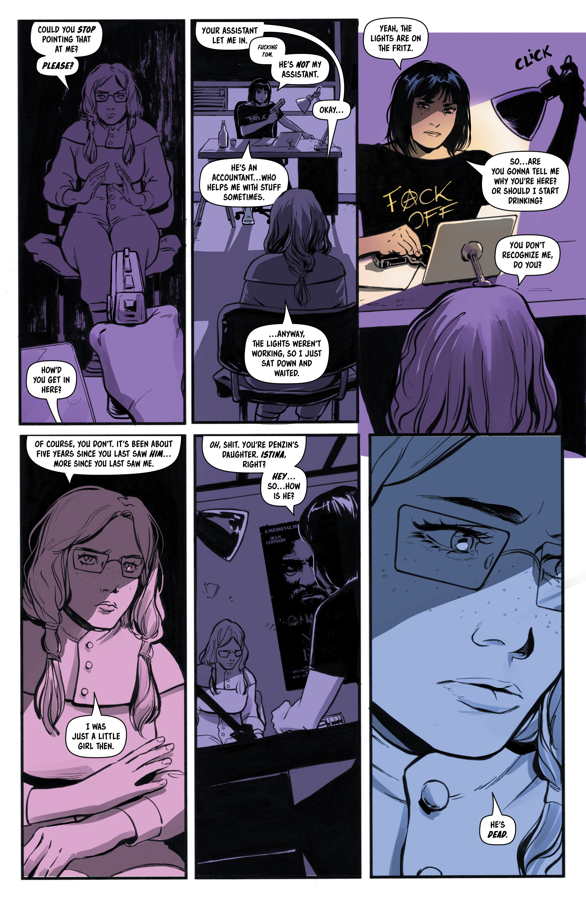 Read online Bylines in Blood comic -  Issue #1 - 7