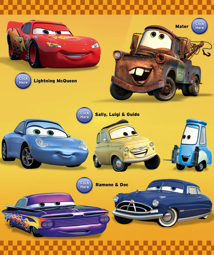 Disney Cars 2 ~ Type Cars