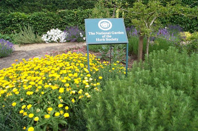 Sulgrave Manor herb garden