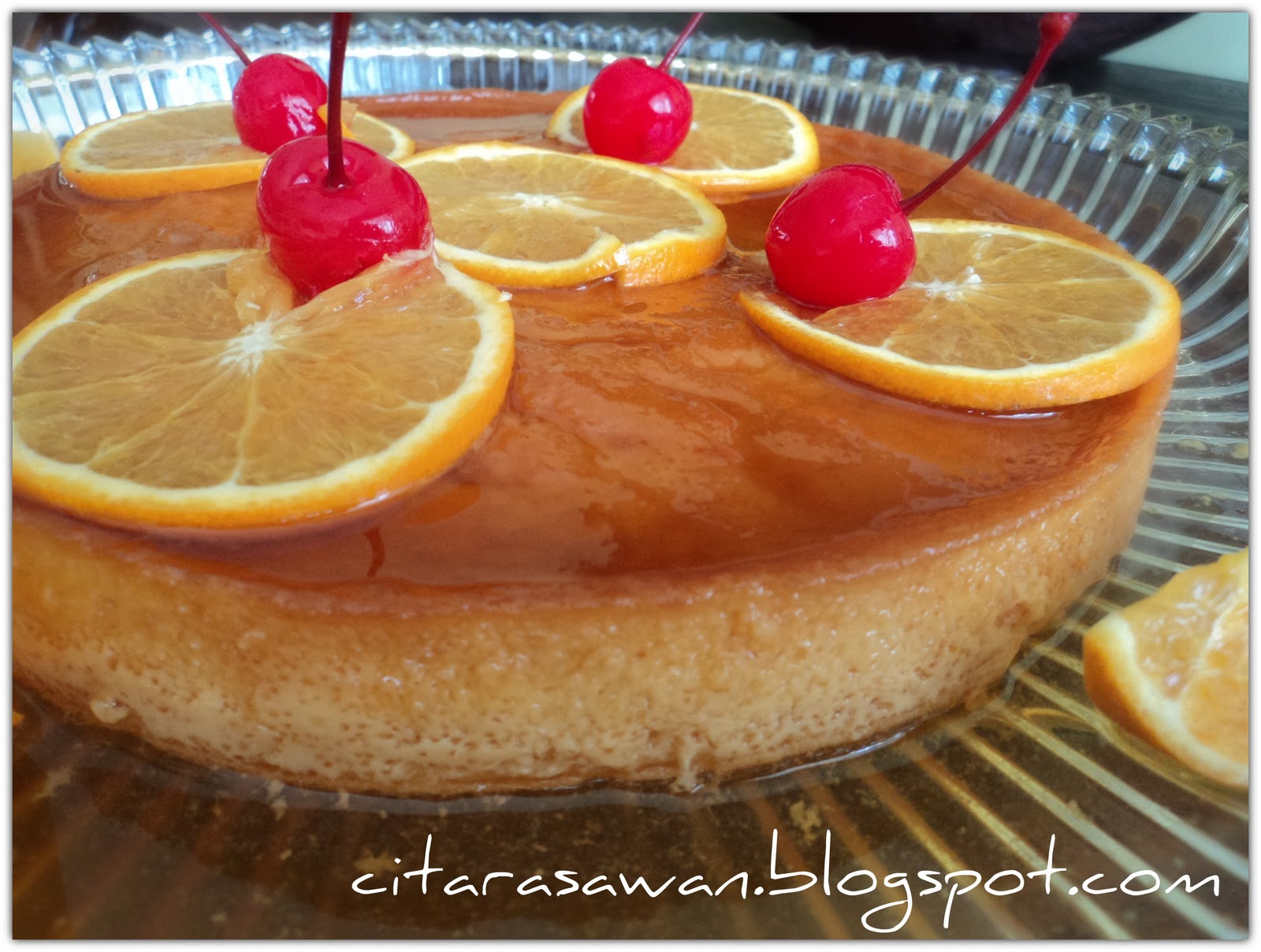 Puding Karamel Oren / Caramel Orange Pudding ~ Resepi Terbaik