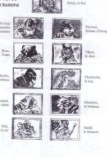 Les personnages du roman de renart
